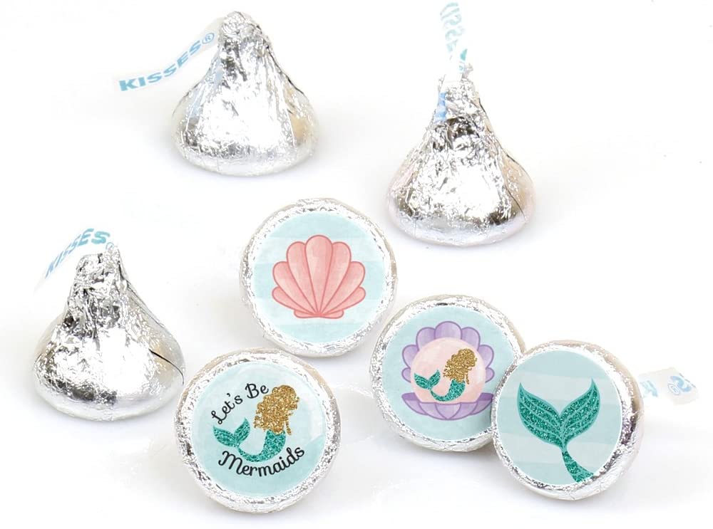 mermaid-birthday-party-ideas-candy-stickers
